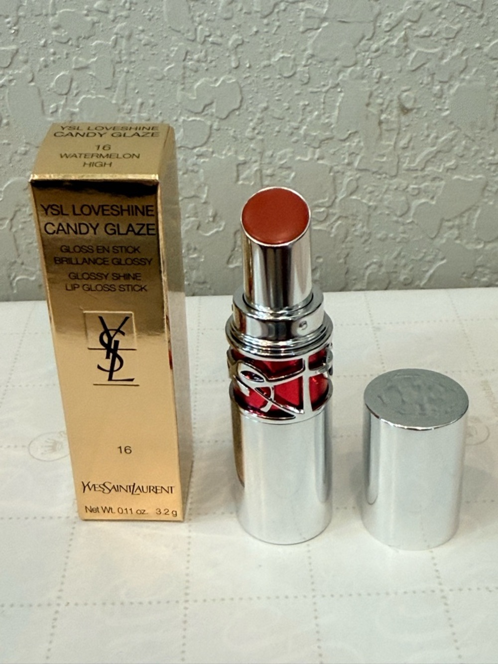 YSL Loveshine Candy Glaze in Watermelon High